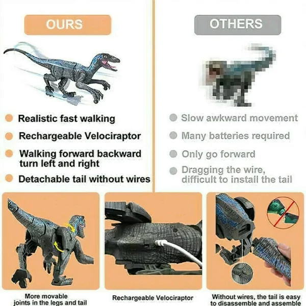 (KUAI KUAI KALIMALIMA - 50% OFF)💥Remote Control Dinosaur Toys