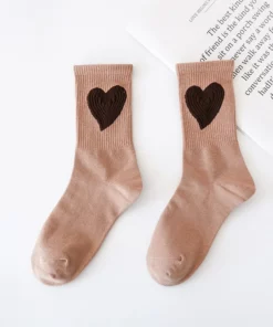 （🎅聖誕節促銷 - 節省 49%）心形細節短襪