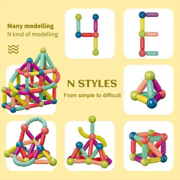 (Christmas Hot Sale- 50% OFF) Magnetic 3D Building Sticks Set