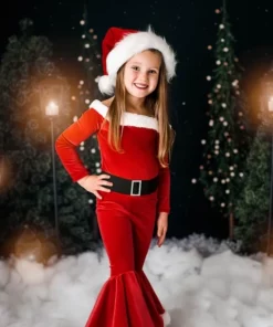 🎁Ang labing kaayo nga regalo alang sa mga bata-Santa Baby Christmas Theme Holiday Bell Set
