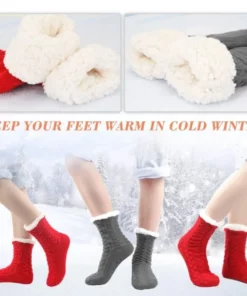 🎅🎅 CHRISTMAS VERKAUF-SUPER SOFT WARM COZY FLEECE SOCKS