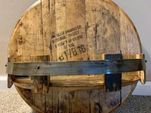 NEW YEARS SALE - 50% OFF - Bourbon Whiskey Barrel Shelf