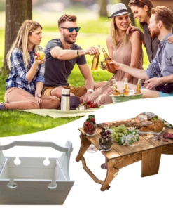 48%OFF-Folding Picnic Basket Table