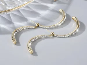 LAST DAY 70% OFF--Cross Curved Earrings✨