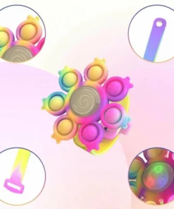 Sicon Dynamic Led Anti-stress Spinning Pop Bubble Wristband