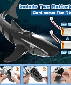 (50% OFF-Sale)Gifts For Children🎁2.4G Realistic Remote Control Shark Toy