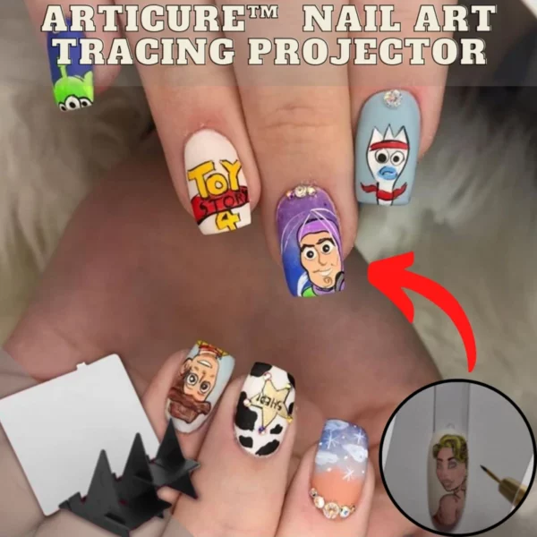 [ប្រូម៉ូសិន 30% បិទ] ArtiCure™ Nail Art Tracing Projector