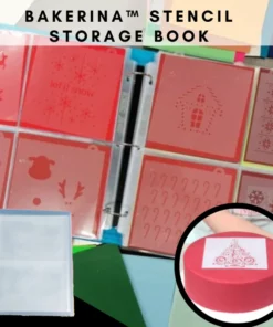 [🎄Christmas Pre-Sale 50% OFF🎅] Bakerina™ Stencil Storage Book