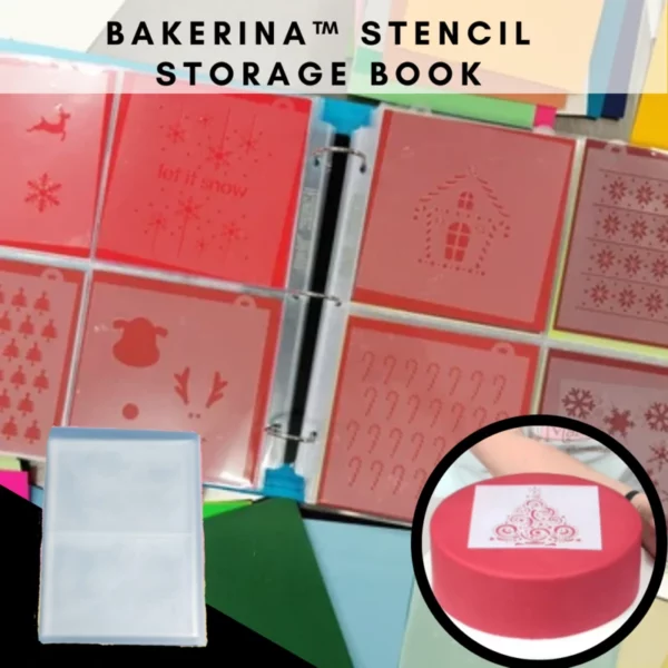 [🎄Förrea för jul med 50 % rabatt🎅] Bakerina™ Stencil förvaringsbok