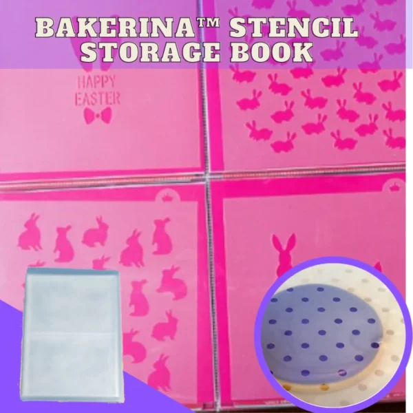 [🎄Noely mialoha ny fivarotana 50% OFF🎅] Bakerina™ Stencil Storage Book