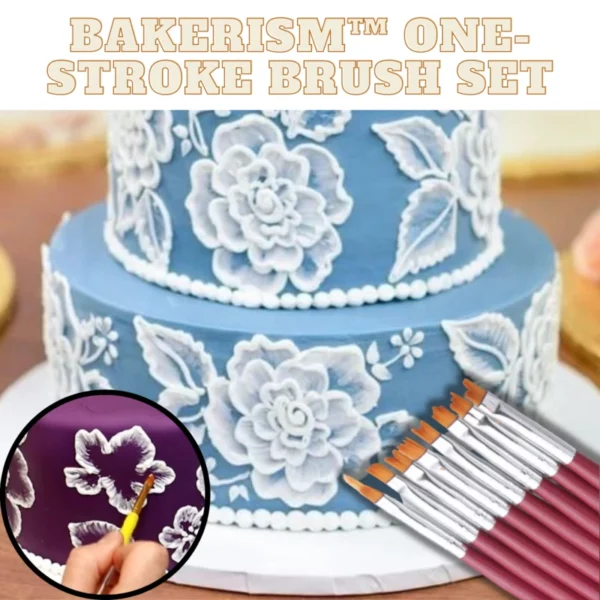 [PROMO 30% OFF] Bakerism™ One-Stroke Brush Set