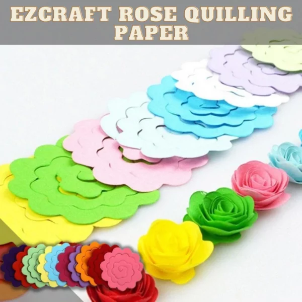 [PROMO 30% ቅናሽ] EZCraft Rose Quilling Paper