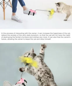 Creative Spring Foot Funny Cat Stick
