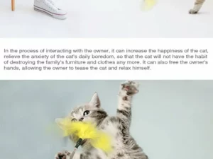 Creative Spring Foot Funny Cat Stick