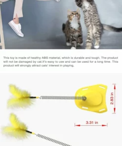 Creative Spring Foot Funny Cat Stick