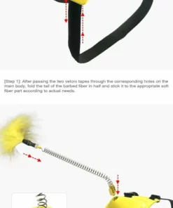 Creative Spring Foot Funny Cat Stick