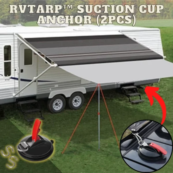 [PROMO 30% OFF] RVTarp™ Suction Cup Anchor (2pcs)