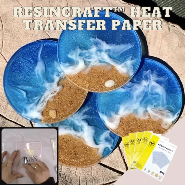 [PROMOCIÓN 30 % DE DESCUENTO] Papel de transferencia térmica ResinCraft™