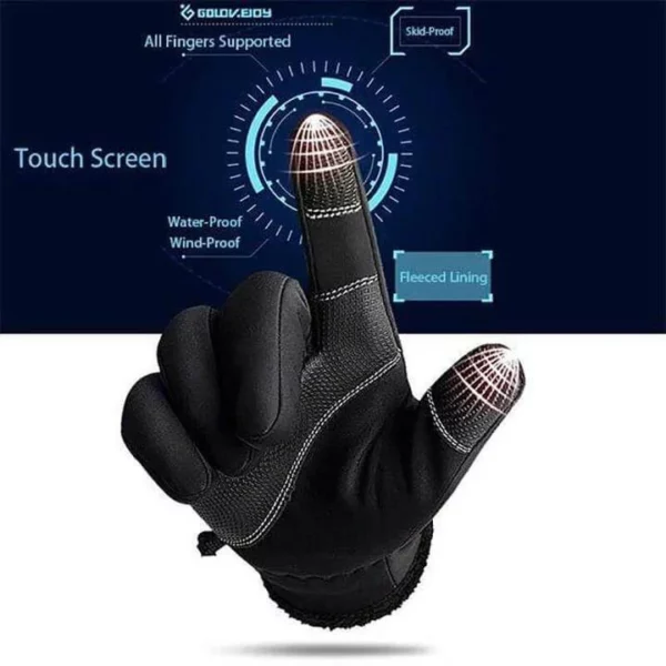 Warme wasserdichte Touchscreen-Handschuhe für den Winter