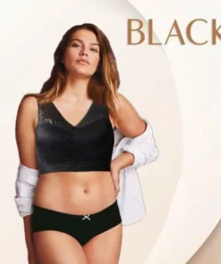 Seamless Plus Size Lace Push up V-neck Low Back Bra