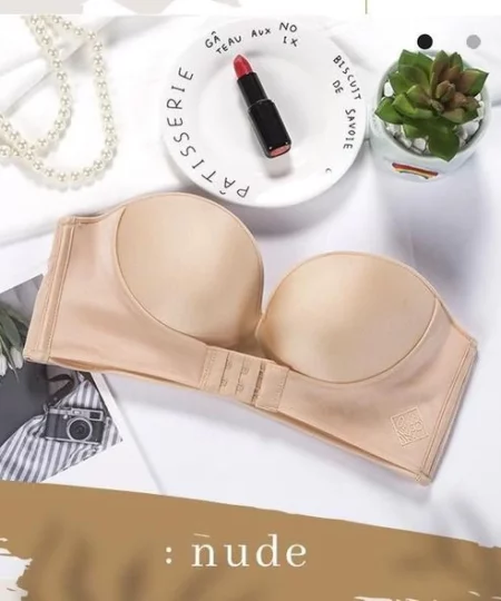 Reggiseno senza spalline con fibbia frontale - Sconto speciale del 50%.