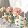 🔥Boho home decor,Retro Eclectic Colorful Bud Vase🌈Cute Ceramic Vase