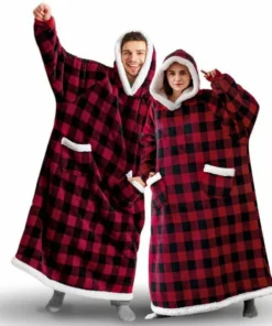 [Christmas & Winter Sale] - Unisex Comfy Oversize Hoodie Blanket