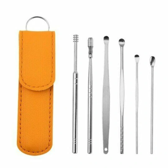 (🎄Christmas Hot SALE NOW-50% OFF)-ဆန်းသစ်သော Spring EarWax Cleaner Tool Set