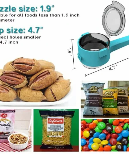 (❤️ 2021 Lub Caij Nplooj Ntoos Hlav Muag - 50% OFF) Seal Pour Food Storage Bag Clip