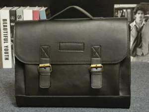 MROYALE™ Men's Briefcase Leather Messenger 14