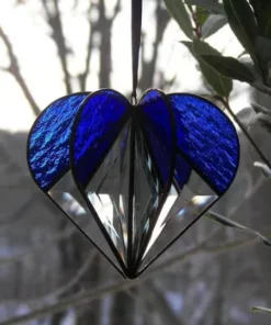 🎄🎁(Christmas Hot Sale-50% OFF) Stained Heart-shaped Suncatcher- Buy 4 Get Extra 20% OFF