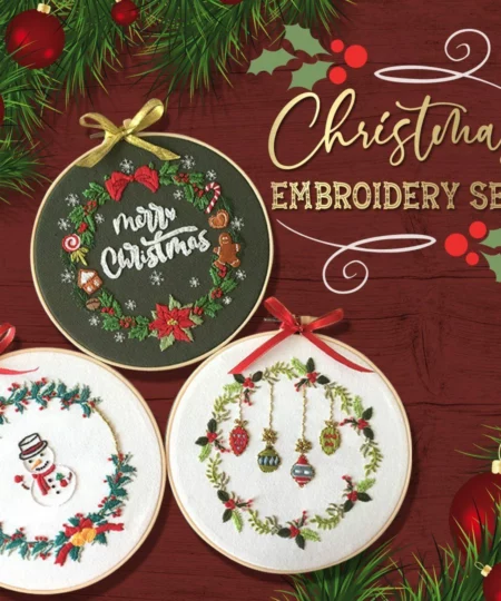 (🎄Early winter Sale🎄-50% OFF) Christmas Embroidery Set