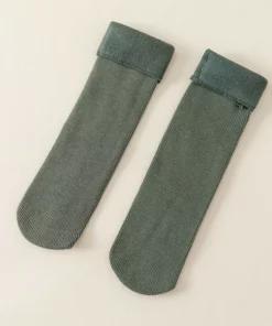 （🎄圣诞早期特惠 - 50% 折扣）天鹅绒冬季保暖袜