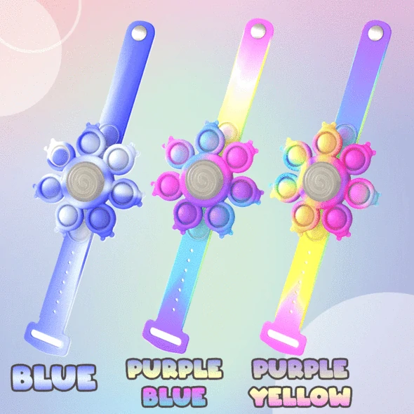 (🎄Early Christmas Sale🎄-50% OFF) Spinning Pop Bubble Bracelet - Buy 2 Get 1 FREE