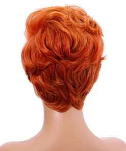 Hot Selling Wigs European and American Fashionable Women's Mixed Color Short Curls