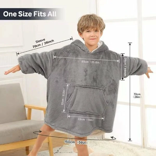 [Christmas & Winter Sale] - Unisex Comfy Oversize Hoodie Blanket