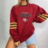 49ers printed long-sleeved sweatshirt