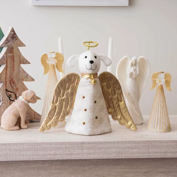 🔔In 'Christmas Miracle' Gouden Angel Dog & Cat