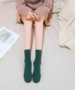 （🎄圣诞早期特惠 - 50% 折扣）天鹅绒冬季保暖袜