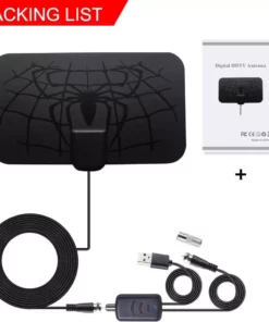 Spider Pattern New HDTV Cable Antenna 4K (5G Chip, 🌎 Can Be Used Worldwide)