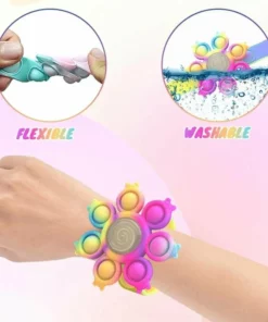 Sicon Dynamic Led Anti-stress Spinning Pop Bubble Wristband