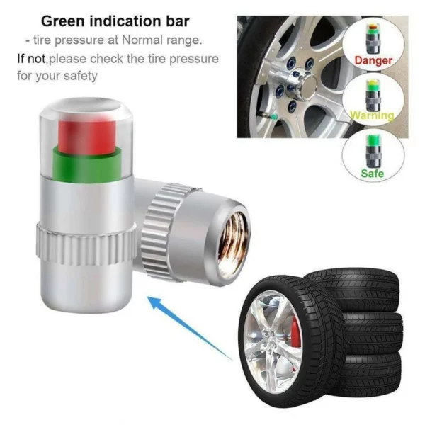 (🔥2nd Anniversary Sale) —Tyre Pressure Monitor 3 Color Eye Alert