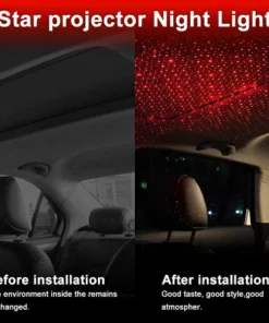 (🎅OFERTA ANTICIPADA DE NAVIDAD - 50 % DE DESCUENTO) Plug and Play - Romántica luz nocturna USB para el techo del automóvil y el hogar