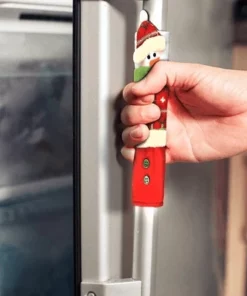 SNOWMAN KITCHEN HANDLE DOOR COVERS (SET OF 3)