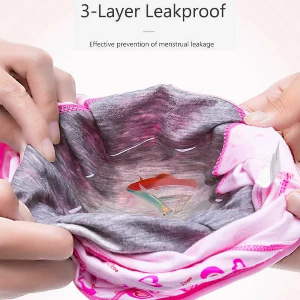 5Pcs/Set High Waist Leak Proof Panties （You Can Remark Product Color And Quantity At Checkout）