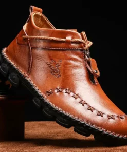 Captis مردن جي قومي انداز آرامده لوفر Loafers بوٽ