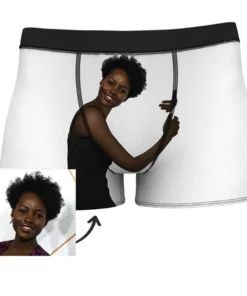 Custom Girlfriend Hugs Boxer Shorts Christmas Gifts