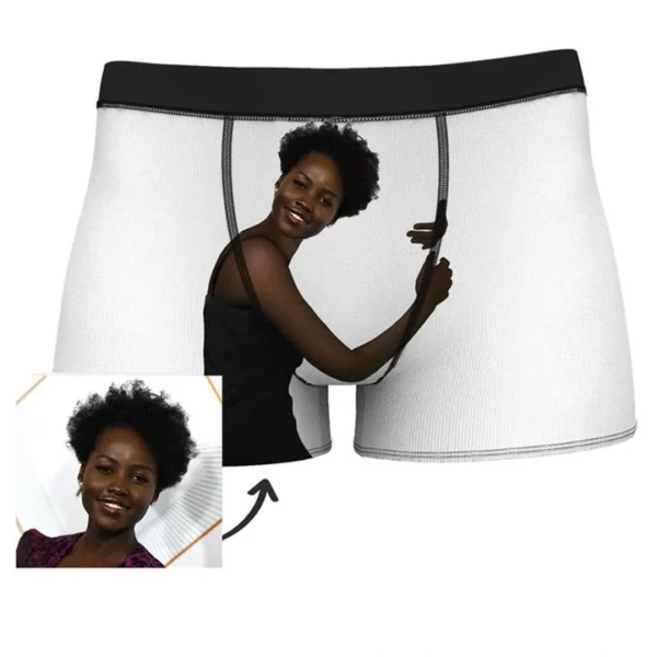 Custom Girlfriend Hugs Boxer Shorts საშობაო საჩუქრები