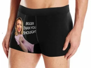 Custom Girlfriend Hugs Boxer Shorts Christmas Gifts