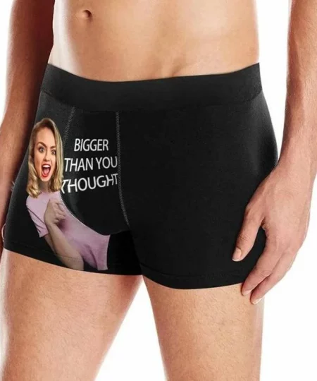 Custom Girlfriend Hugs Boxer Shorts Christmas Gifts